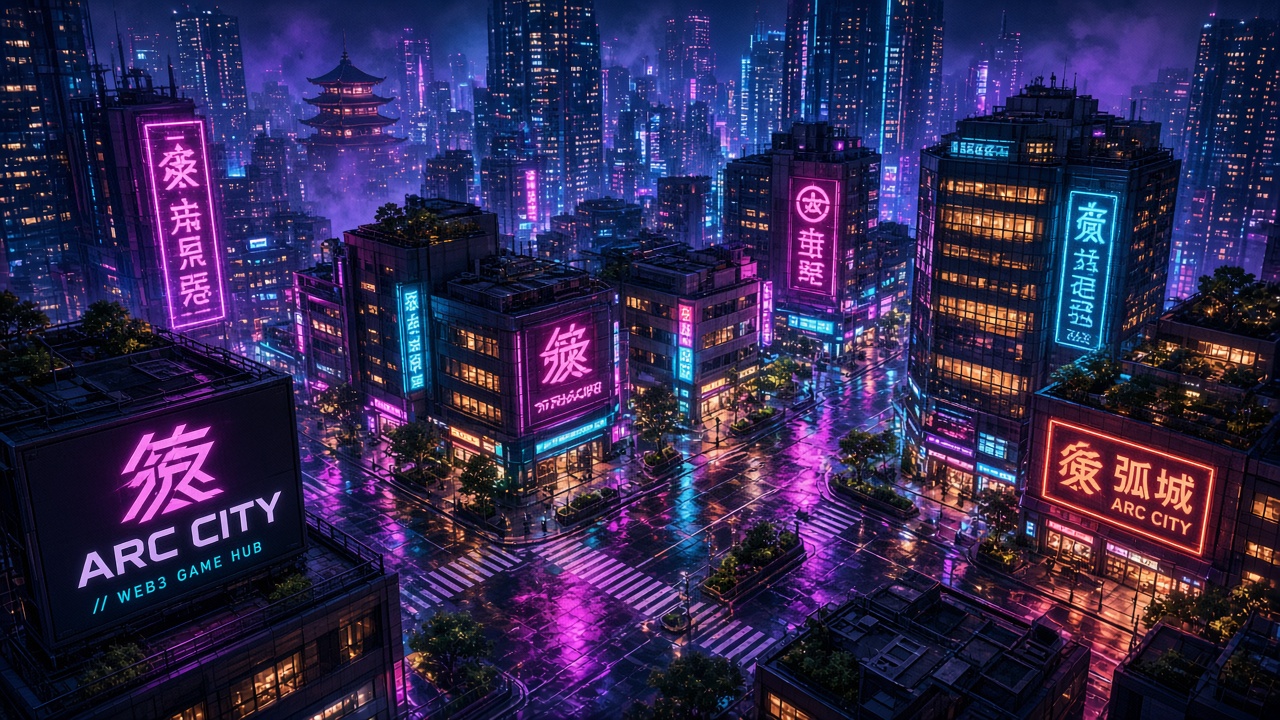 ARC City neon Tokyo concept
