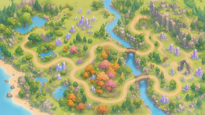 Celestine Reach map
