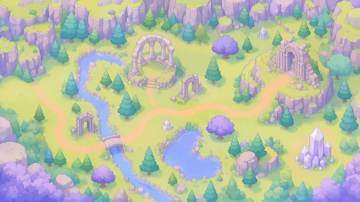 Lunacrest Ascent map